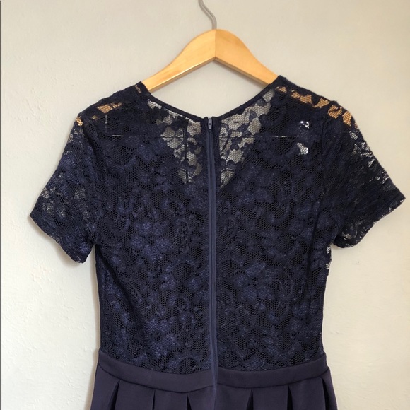 NWT Iska London Navy Dress, size 10/12 - Picture 6 of 7